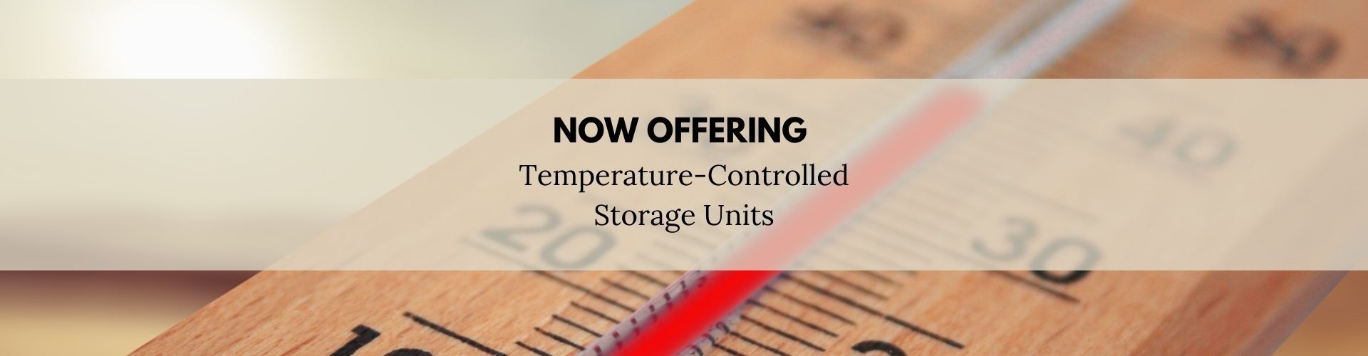 temperature controlled storage